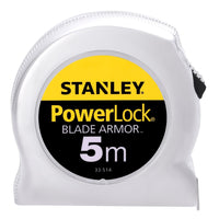 Stanley 0-33-514 Rolbandmaat Powerlock Blade Armor 5m - 25mm - 3253560335144 - 0-33-514 - Mastertools.nl