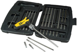 Stanley 0-79-153 FatMax™ Stiftsleutelset Pistoolgreep met Ratelfunctie 27-delig in Cassette - 3253560791537 - 0-79-153 - Mastertools.nl